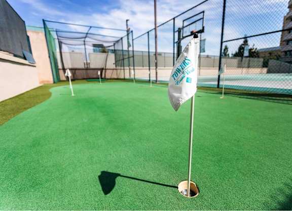 Outdoor Golf Course at Towers at Costa Verde Apartments, San Diego, CA, 92122