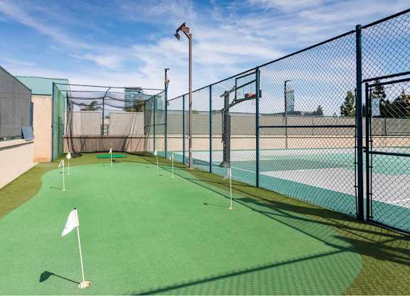 Golf Course at Towers at Costa Verde Apartments, California