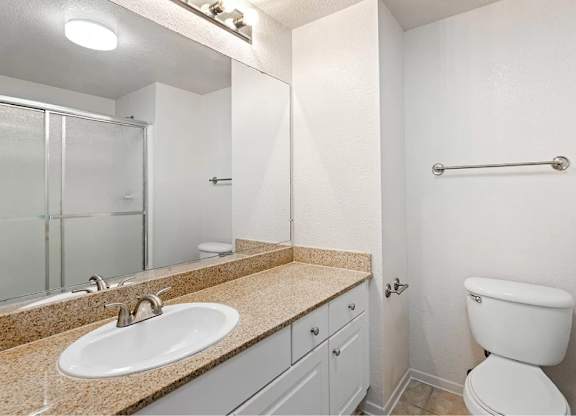 Modern Bathroom at Towers at Costa Verde Apartments, San Diego, California