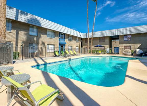 Swimming Pool Area at Agave Apartments, Arizona, 85281
