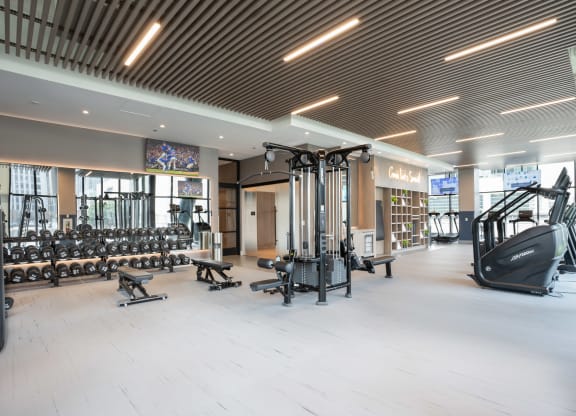 a photo of the gym at the sanctuary at kiawah island golf resort