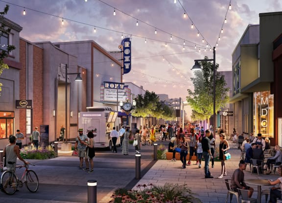 Neighborhood Street at Marina Square, Bremerton, Washington