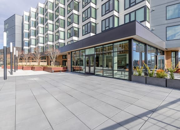 walking square for resident enjoyment at Marina Square, WA 98337