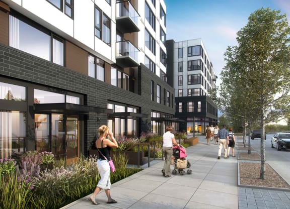 Outdoor Living Area at Marina Square, Bremerton, WA