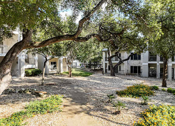 outdoor area at San Marin apartments