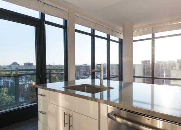 Kitchen with DC View at Berkshire 15, Washington, DC