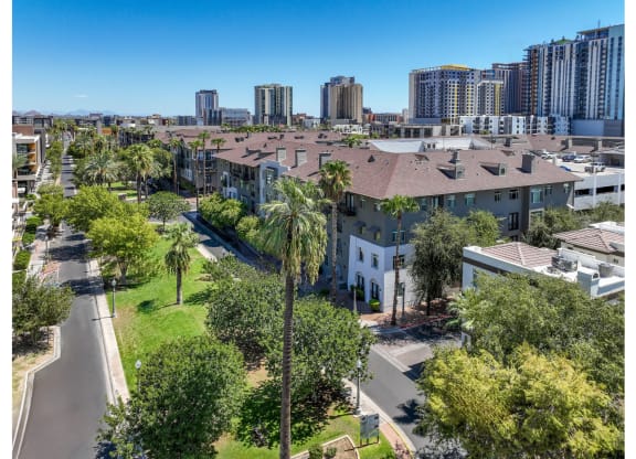 exterior view of Roosevelt Square apartments