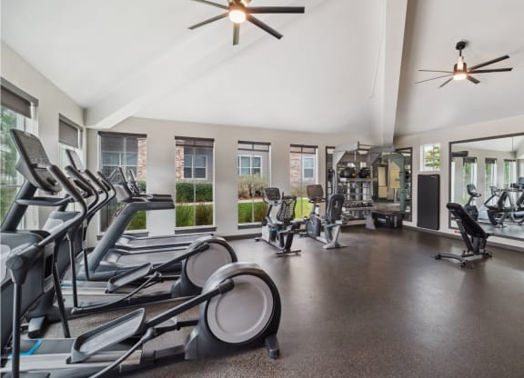 high-impact fitness center at Carrick Bend apartments