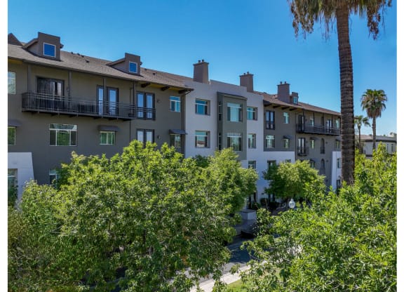 exterior view of Roosevelt Square apartments