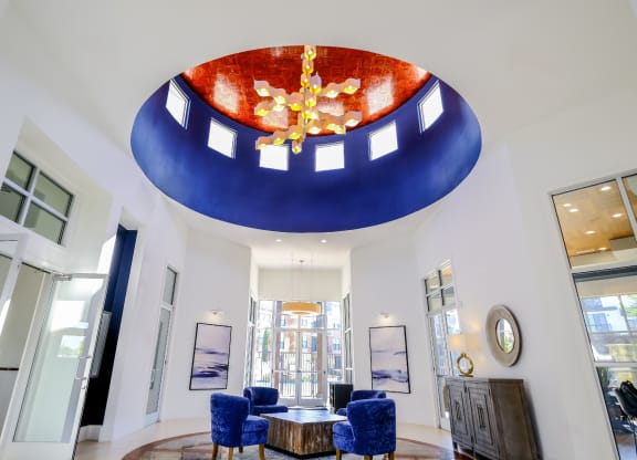 lobby at Soho Parkway apartments