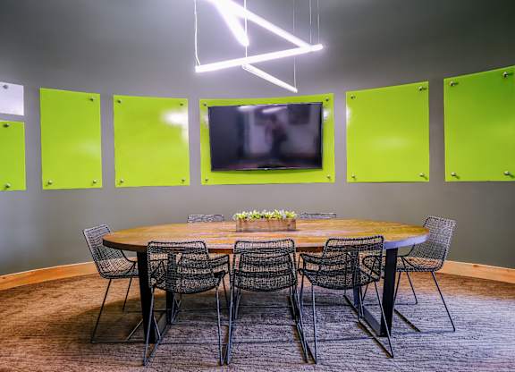 conference room at Elan Redmond apartments