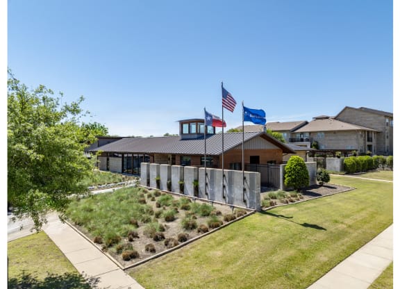 exterior view of The Pradera apartments in Richardson, TX