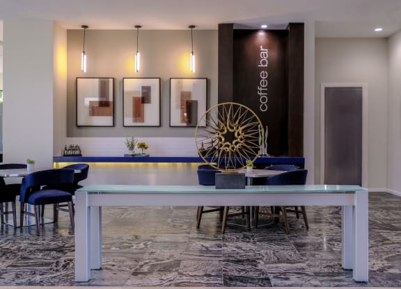 social and mingle area at Avora apartments