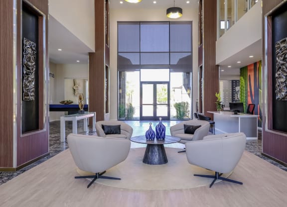 social lounge with plenty of conversation areas at Avora apartments