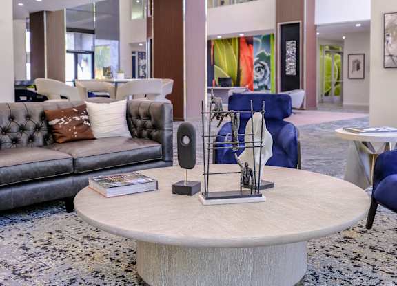 social lounge at Avora apartments
