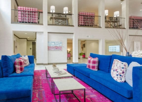 Posh Lounge Area In Clubhouse at McKinney Square, McKinney, 75070