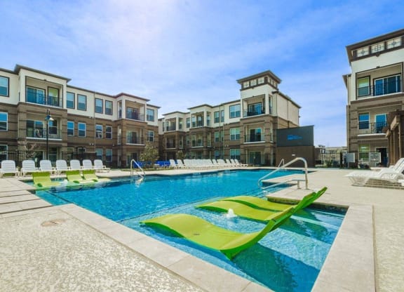 Invigorating Swimming Pool at McKinney Square, McKinney, TX