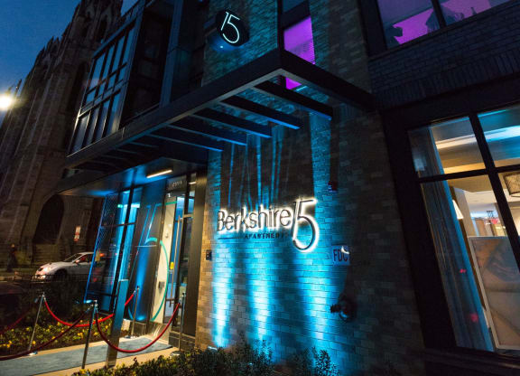 Exterior Night View at Berkshire 15, Washington, DC