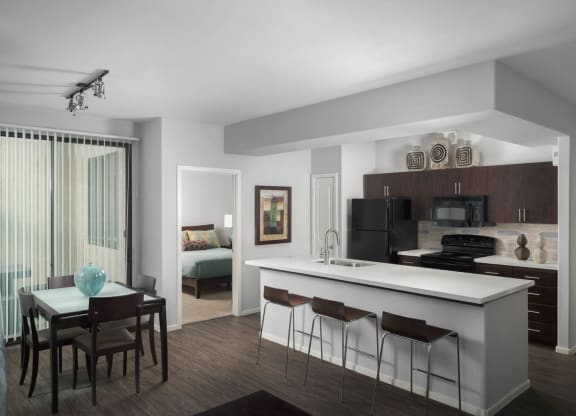 Avora apartments spacious modern kitchen in Phoenix