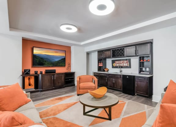 Village at Marquee Station apartments clubroom
