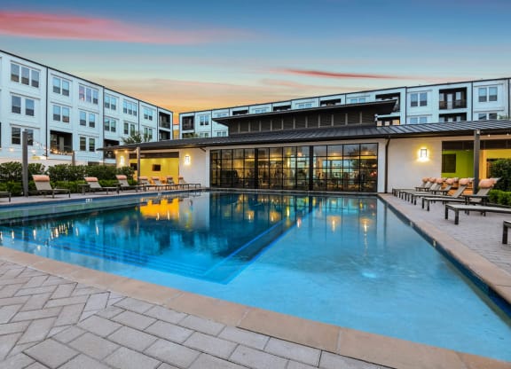 The Callie apartments resort-inspired swimming pool