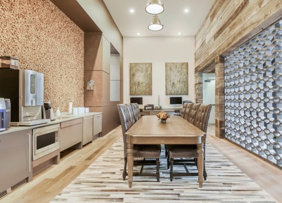 The Callie apartments social gathering area