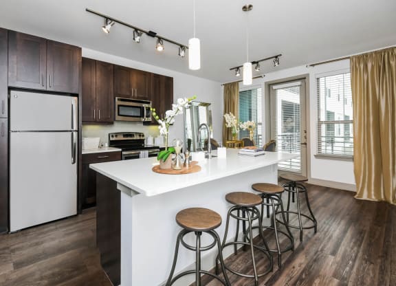 The Callie luxury apartments spacious kitchen