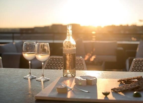 Roof Deck with Outdoor Kitchen at Berkshire 15, Washington, 20009