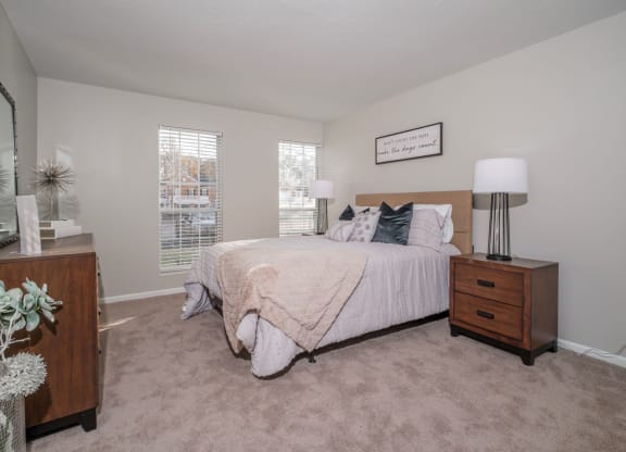 The Residence at Christopher Wren apartments spacious bedroom