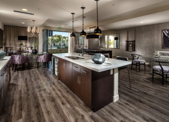 Clubhouse With Catering Kitchen at Berkshire K2LA, California
