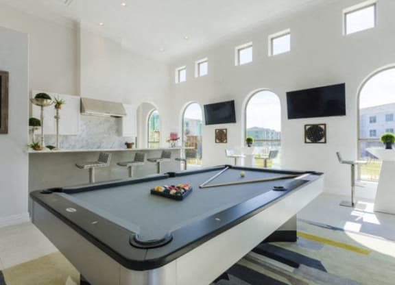 Billiards Table In Clubhouse at Berkshire Preserve, Garland