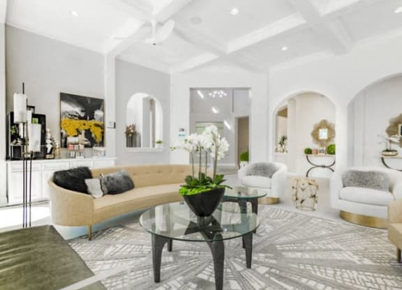 Posh Lounge Area In Clubhouse at Berkshire Preserve, Texas
