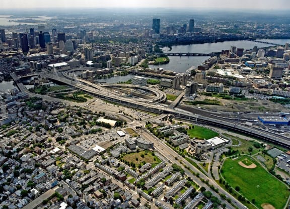 Aerial photo at Gatehouse 75, Charlestown, MA