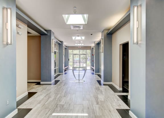 Resident Amenity Club with Lobby, Clubroom, Entertainment Room and Game Room -HighPoint Apartments Quincy MA