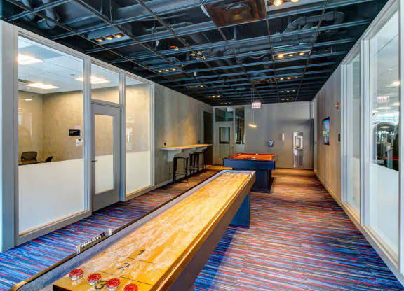 Shuffleboard and Billiards Lounge at 805 N. Lasalle Drive, Chicago IL 60610