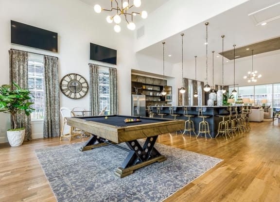 Billiards Table at Berkshire Creekside, Texas