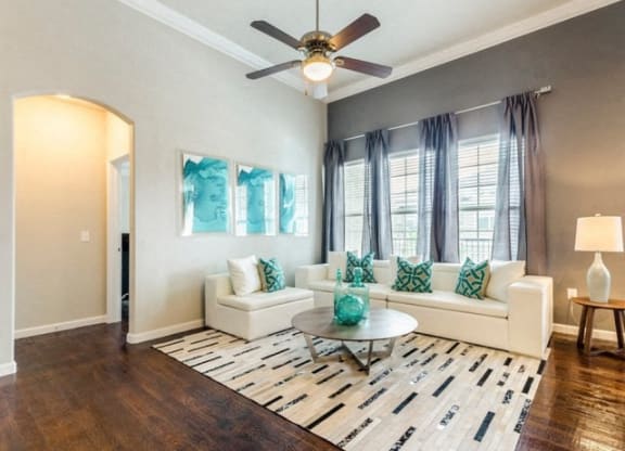 Gorgeous Living Room at Villages of Briggs Ranch, San Antonio, Texas