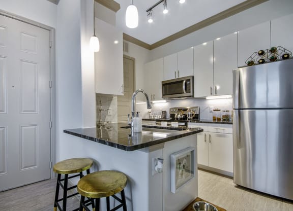 Kitchen lights at Park at Bayside, Texas