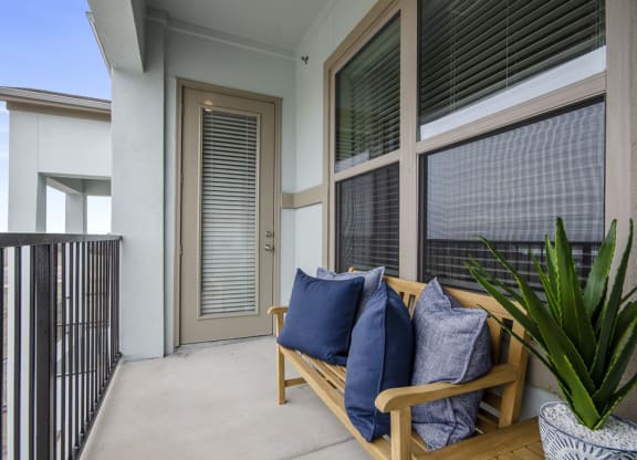 Balcony view at Park at Bayside, Rowlett