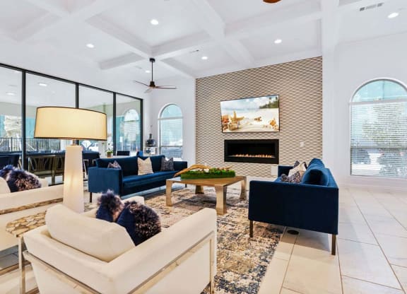 Living room 1 at Park at Bayside, Rowlett, 75088