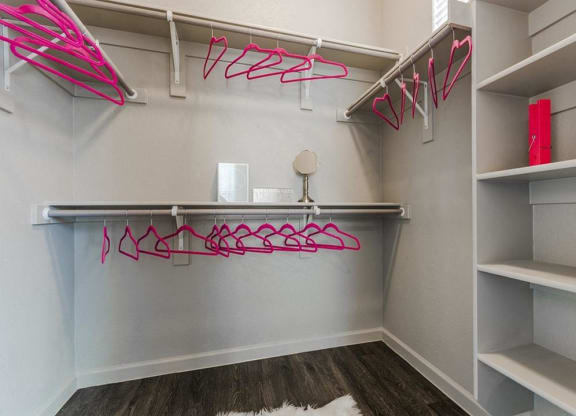 Walk-In Closets And Dressing Areas at Villages of Georgetown, Georgetown, Texas