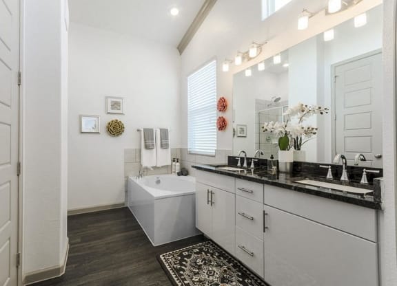 Luxurious Bathrooms at Villages of Georgetown, Texas
