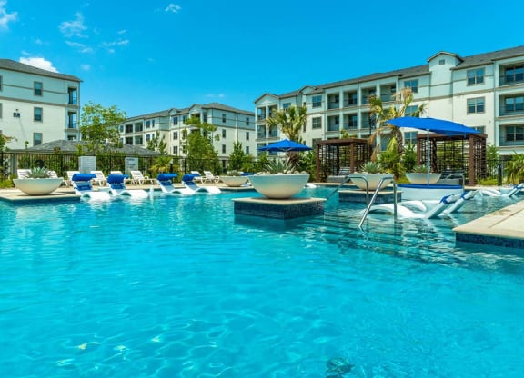 Swimming pool area2 at Park at Bayside, Rowlett, 75088