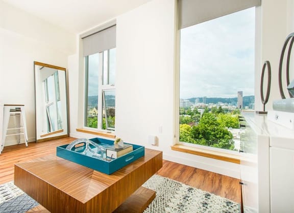 Interiors at Lower Burnside Lofts, Portland, Oregon