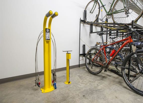 Bike Storage Facility at Lower Burnside Lofts, Portland, OR, 97214