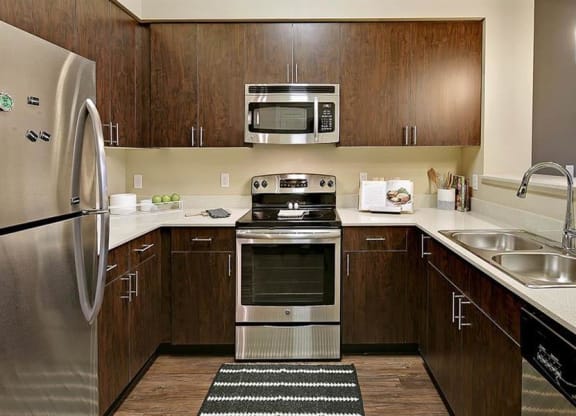 Modern Kitchen at Elan Redmond, Redmond, WA 98052