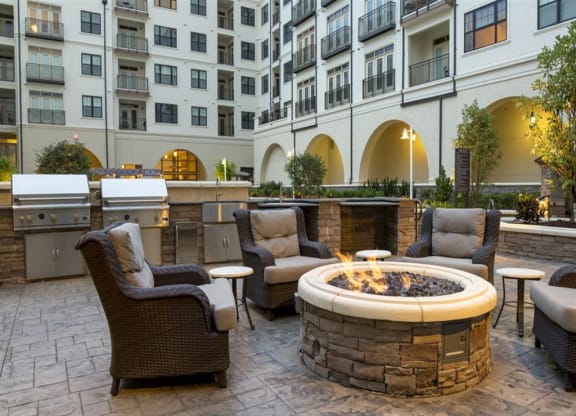 Outdoor Fireside Retreat at Berkshire Village District, Raleigh, NC