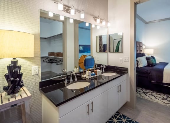 Spacious Bedrooms With En Suite Closet And Bathrooms at Berkshire Spring Creek, Garland, Texas