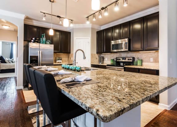 Granite Countertop Kitchen at Villages of Briggs Ranch, San Antonio