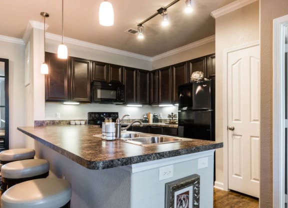 Well Equipped Kitchen at Villages of Briggs Ranch, San Antonio, 78245